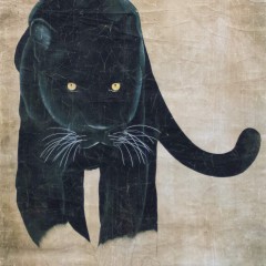 PANTHÈRE - PANTHERA PARDUS MELAS (90x120cm)